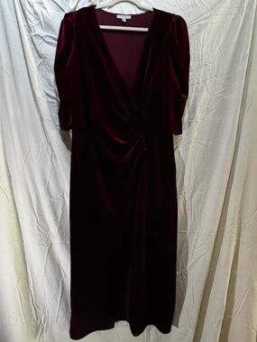 Burgundy Cocktail Dress